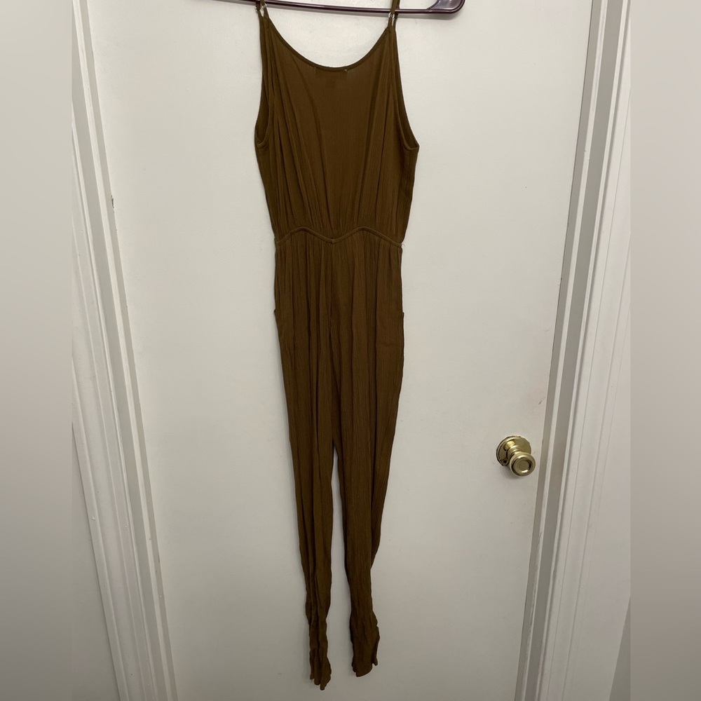 Olive boho jumpsuit - Picture 6 of 6